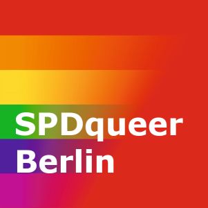 Logo SPDqueer Regenbogendesign 1 - SPDqueer Berlin – Arbeitsgemeinschaft in der Berliner SPD für Akzeptanz und Gleichstellung