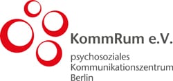 Logo kommrum - KommRum e.V.  Psychosoziale Kontakt- und Beratungsstellen in Friedenau und Friedrichshain